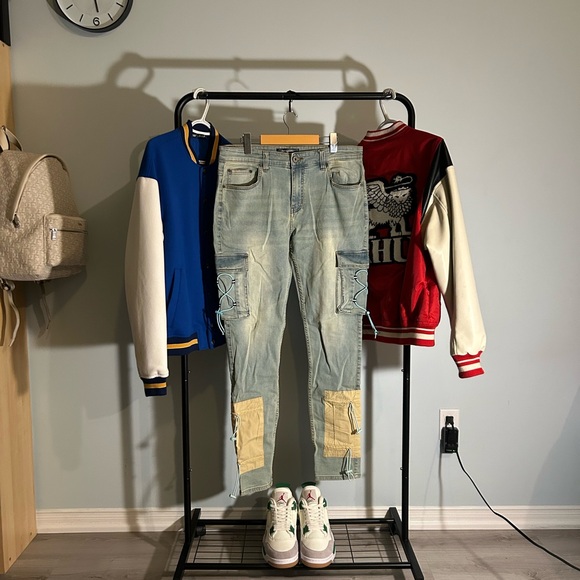 Serenede Other - Serenede "CYBER CLOUD'" Cargo Jeans